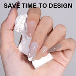 RealFit Nude Tone Mixed Color Press-On Nails 