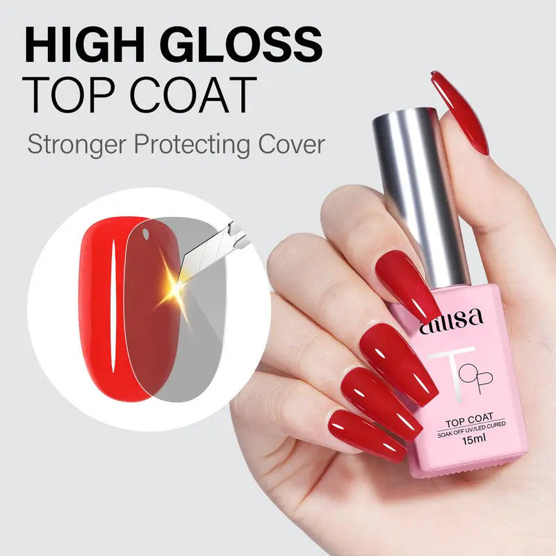 AILLSA Base Gel & Top Coat Set
