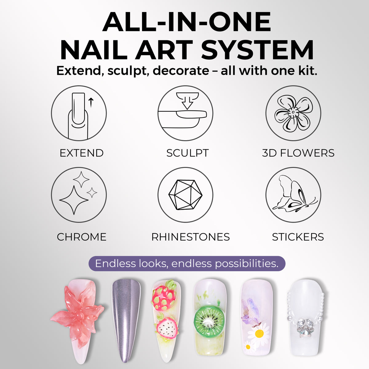 AILLSA Solid Builder Gel Nail Kit   