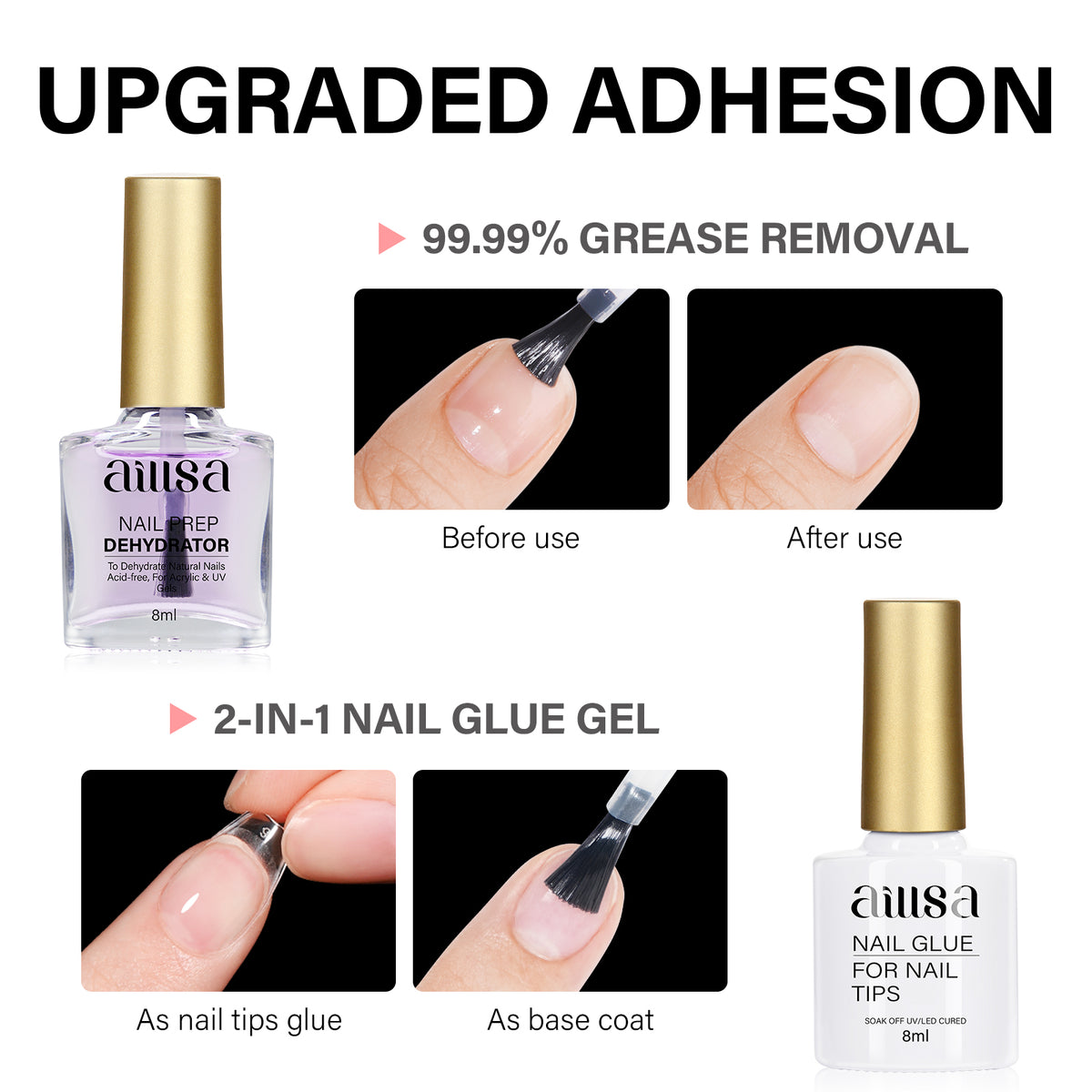Gel Nail Kit 240pcs Nail Tips 