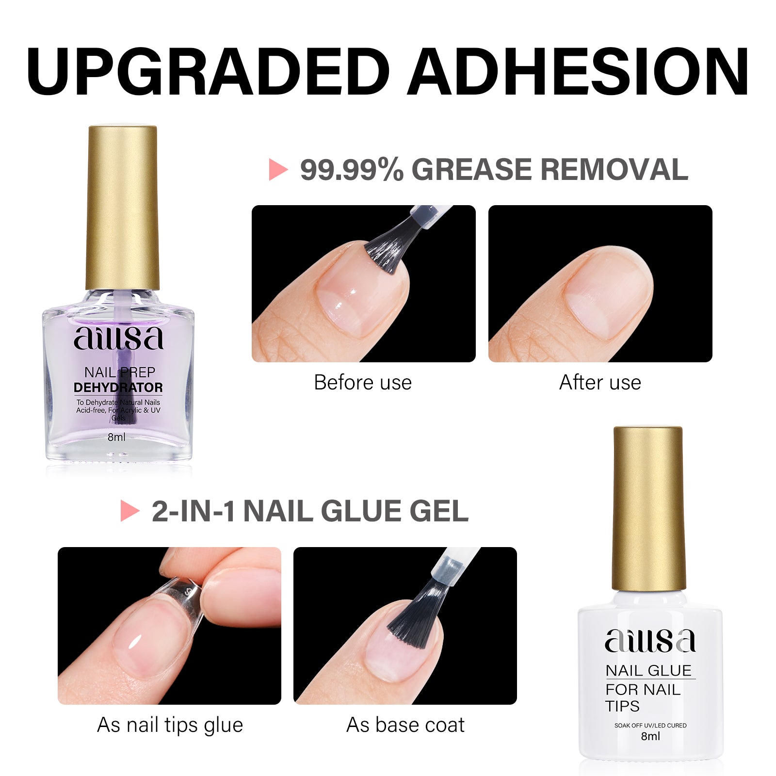 Gel Nail Kit 240pcs Nail Tips 