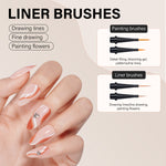 AILLSA Nail Art Brush Set 