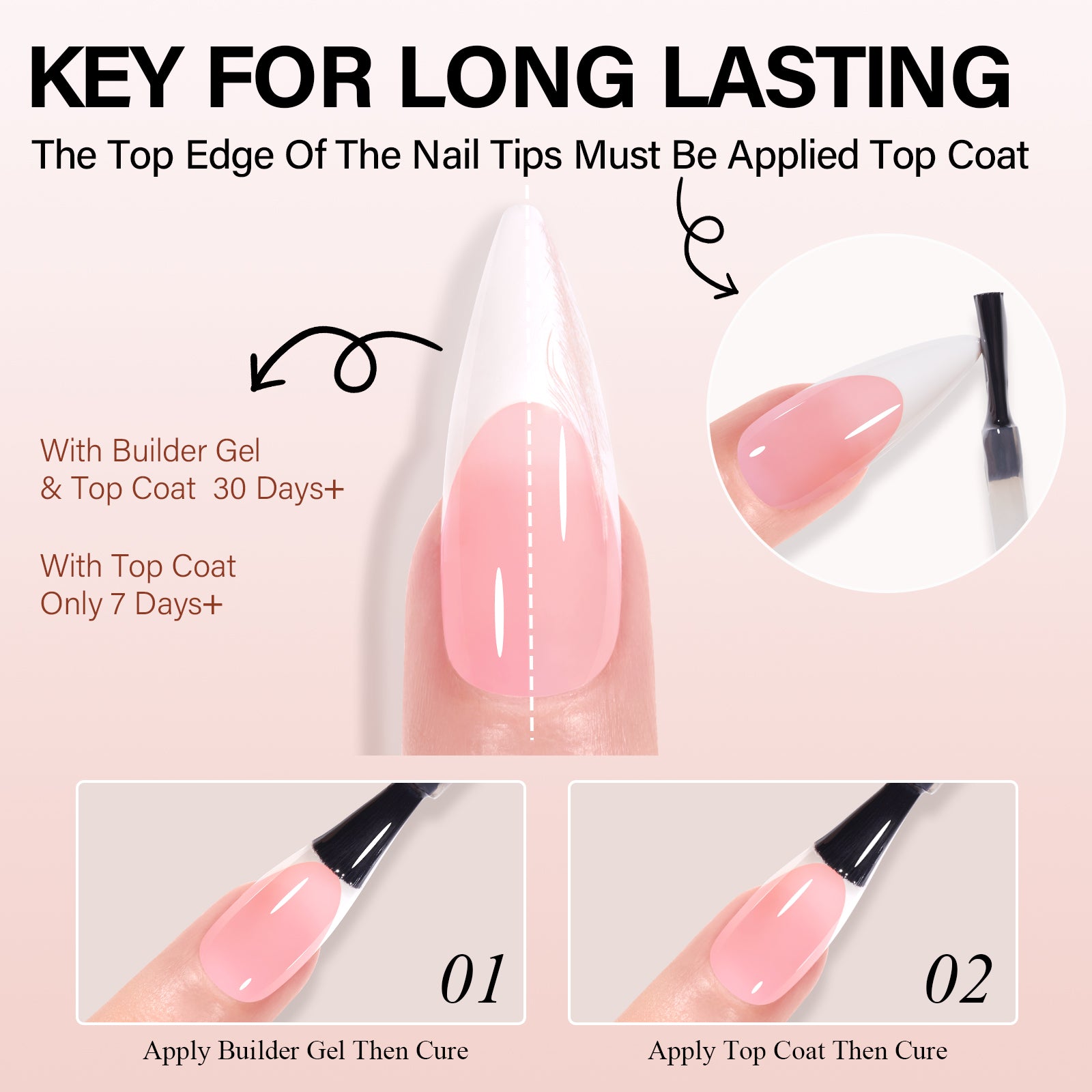 French Tip Press on Nails 