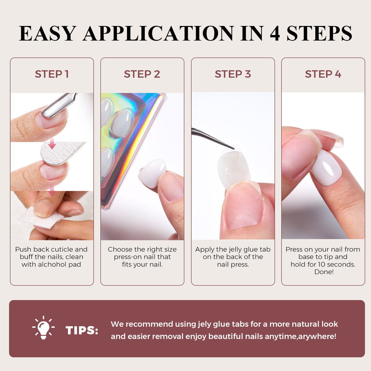 AILLSA Vacation-Ready Press-On Nails 