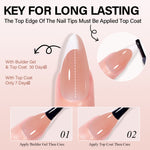 Almond French Tip Press on Nails 