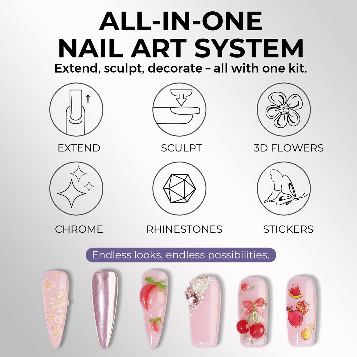 AILLSA Solid Builder Gel Nail Kit   