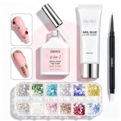AILLSA Nail Gem Sealing Kit