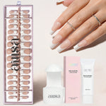 Nude Base French Tip Press On Nails 