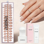 Nude Base French Tip Press On Nails 