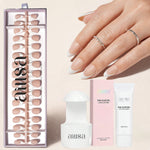 Nude Base French Tip Press On Nails 