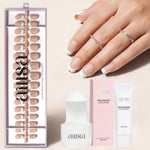 Nude Base French Tip Press On Nails 