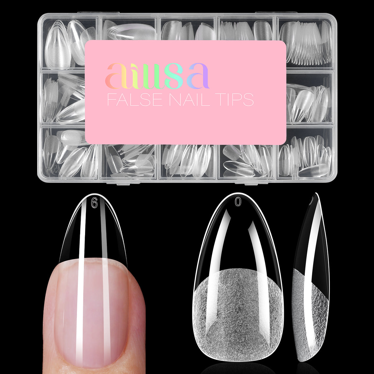 15 Sizes 120pcs Acrylic Nails Tip 