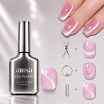 AILLSA Soft Velvet Cat Eye Gel Polish Set with 3 Magnetic Tools 