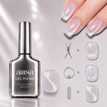 AILLSA Soft Velvet Cat Eye Gel Polish Set with 3 Magnetic Tools 