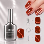 AILLSA Soft Velvet Cat Eye Gel Polish Set with 3 Magnetic Tools 
