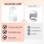 AILLSA Mini Eggshell Touch Sensor UV Nail Lamp