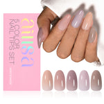 RealFit Nude Tone Mixed Color Press-On Nails 