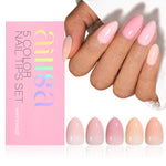 RealFit Nude Tone Mixed Color Press-On Nails 