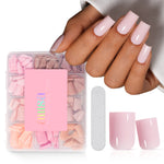 12 Mixed Colors Press-On Nails 