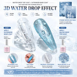 AILLSA 3D Water Drop Gel Top Coat Set