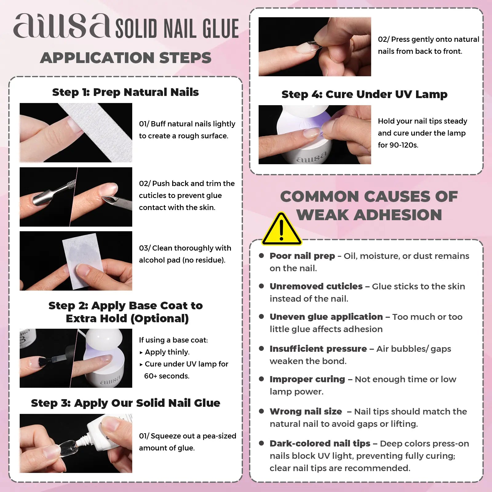 Strong Hold Solid Gel Nail Glue 