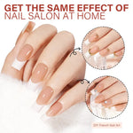 AILLSA French Tip Nails Set | 180Pcs 15 Sizes
