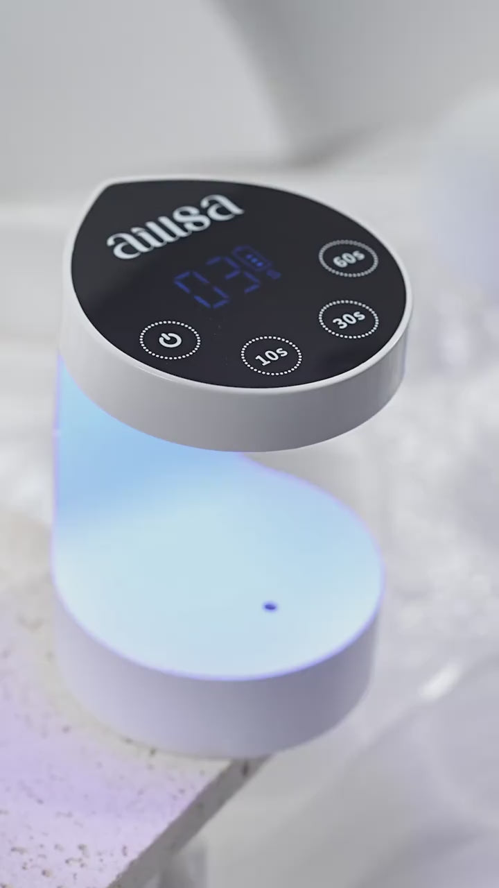 AILLSA Upgraded 4 Timers Setting Mini UV Light