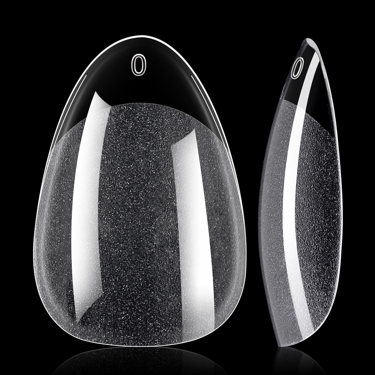 Full Cover Clear Nail Tips 