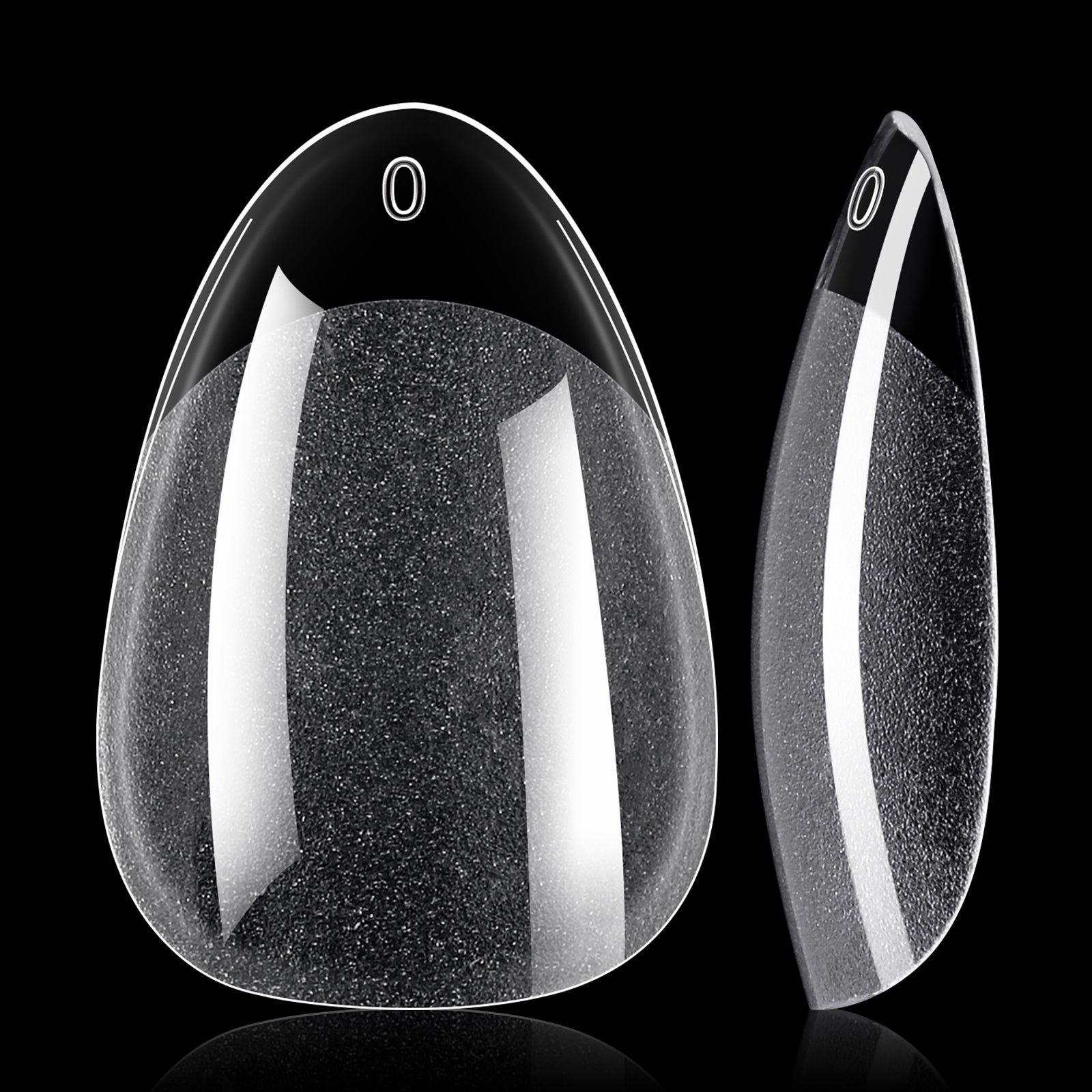 Full Cover Clear Nail Tips 