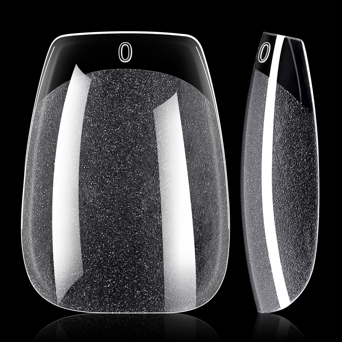Full Cover Clear Nail Tips 
