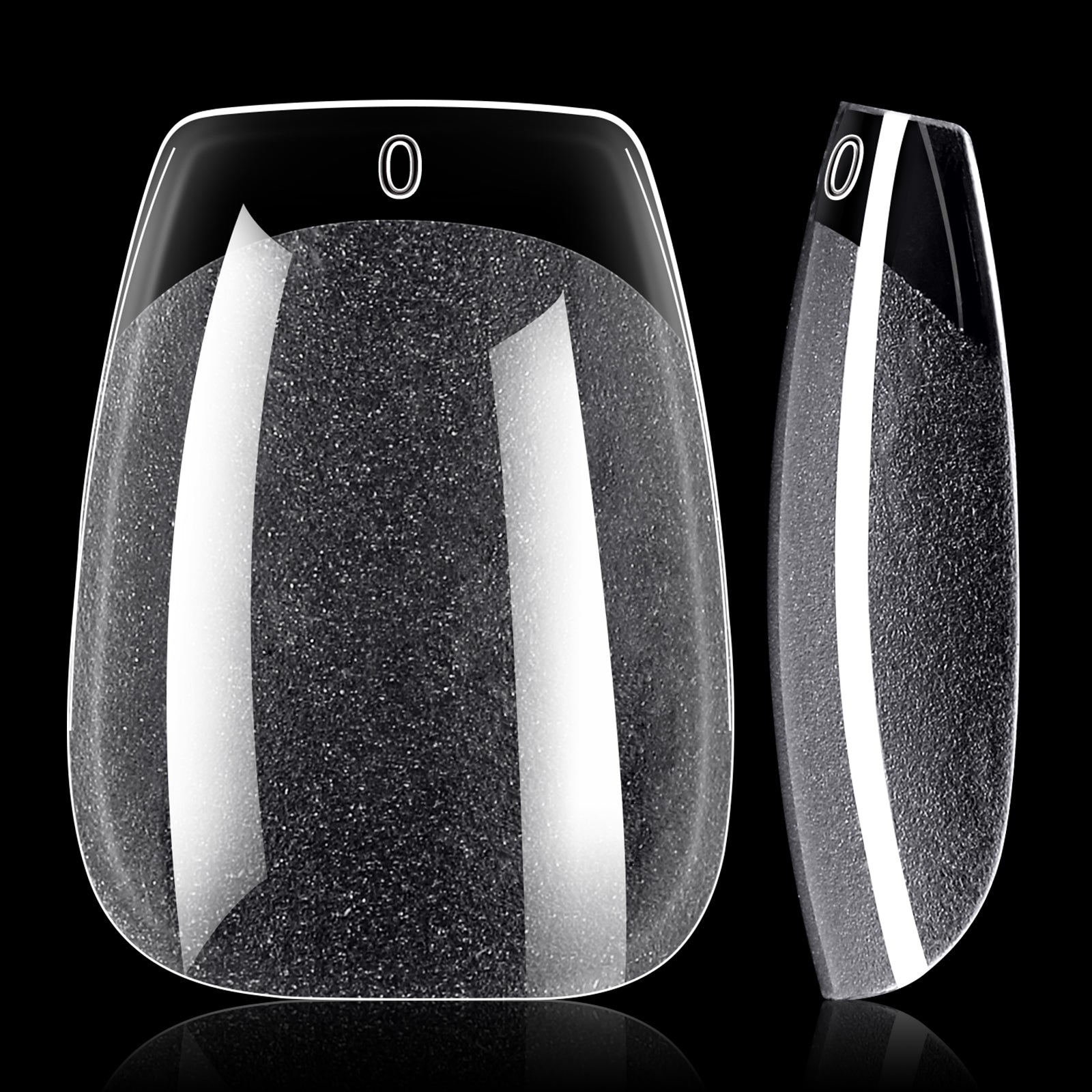 Full Cover Clear Nail Tips 