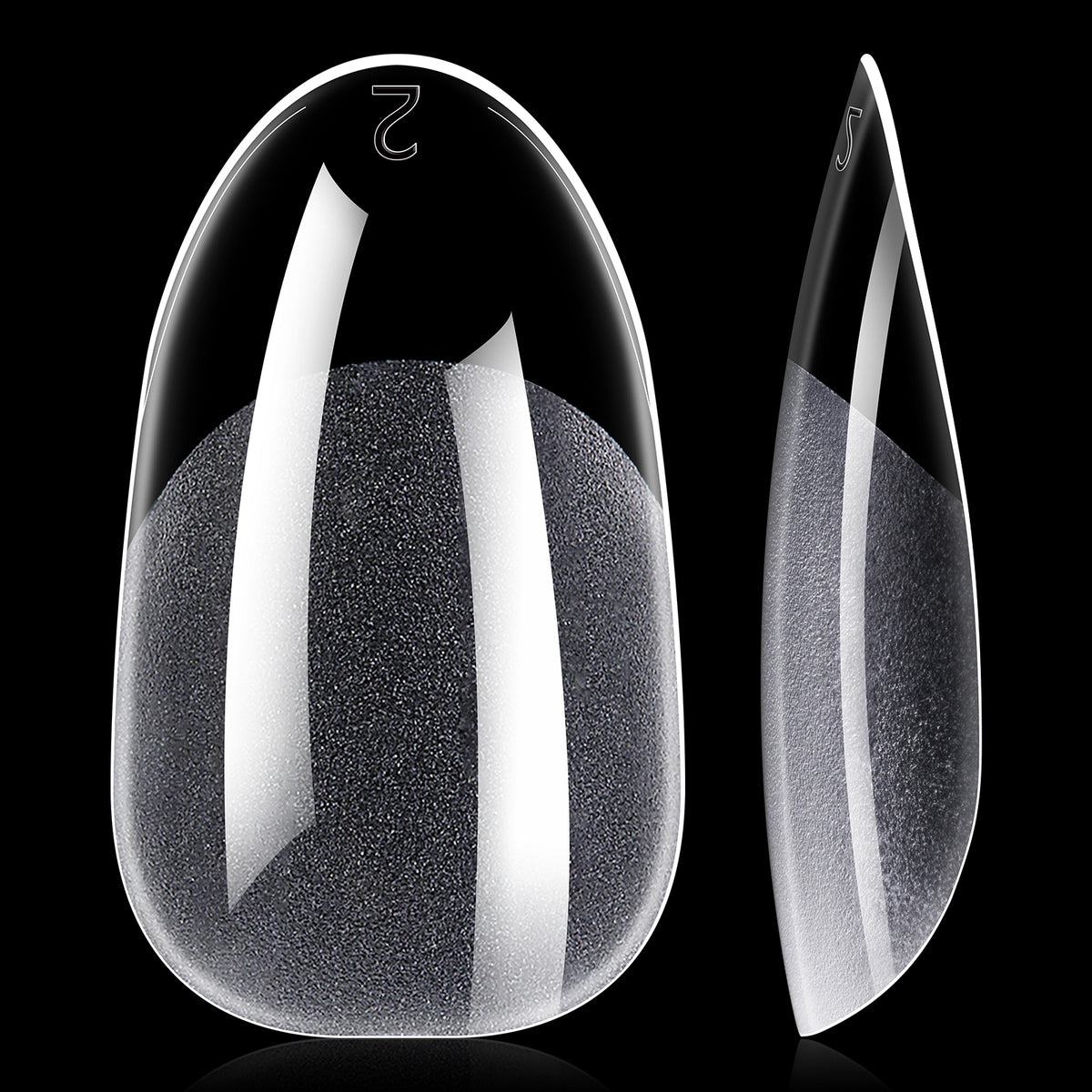Full Cover Clear Nail Tips 