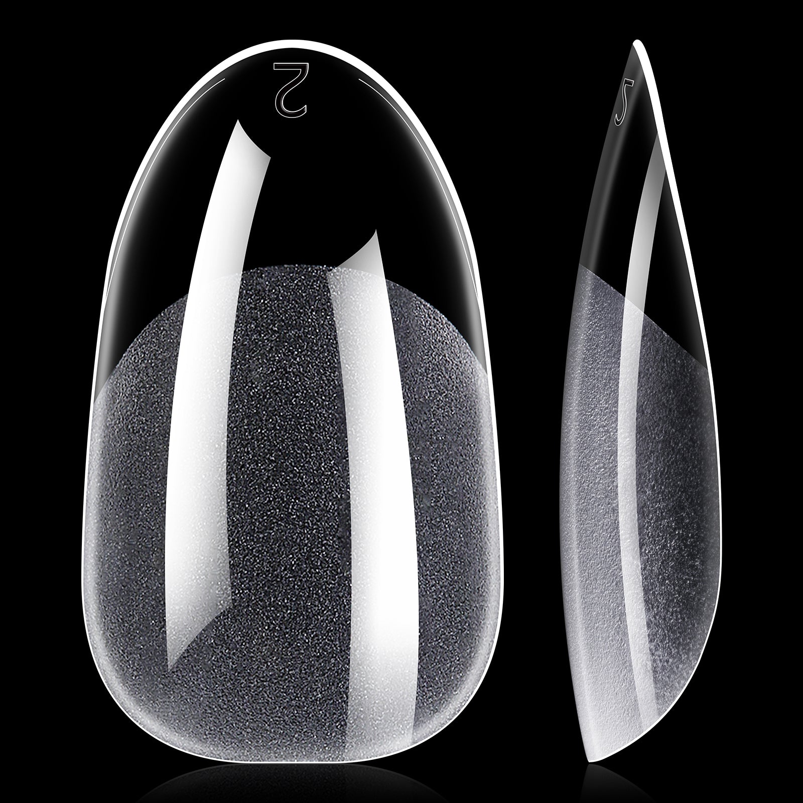 Full Cover Clear Nail Tips 